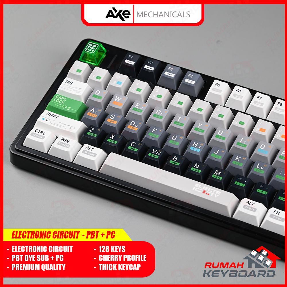 Jual KEYCAP - KEYCAPS - CHERRY - ELECTRIC CITY - PBT DOUBLE SHOT + PC ...