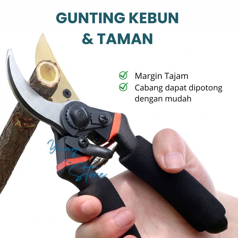 Jual YGS-C103-Gunting Kebun/ Ranting Bunga Tanaman / PVC - Gunting ...
