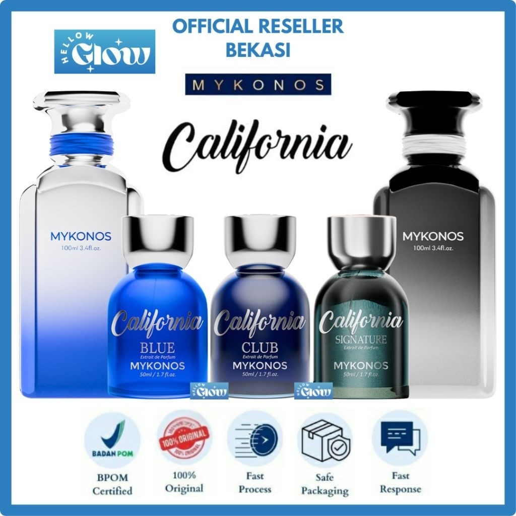 Jual Mykonos California Signature - California Blue - California Club ...