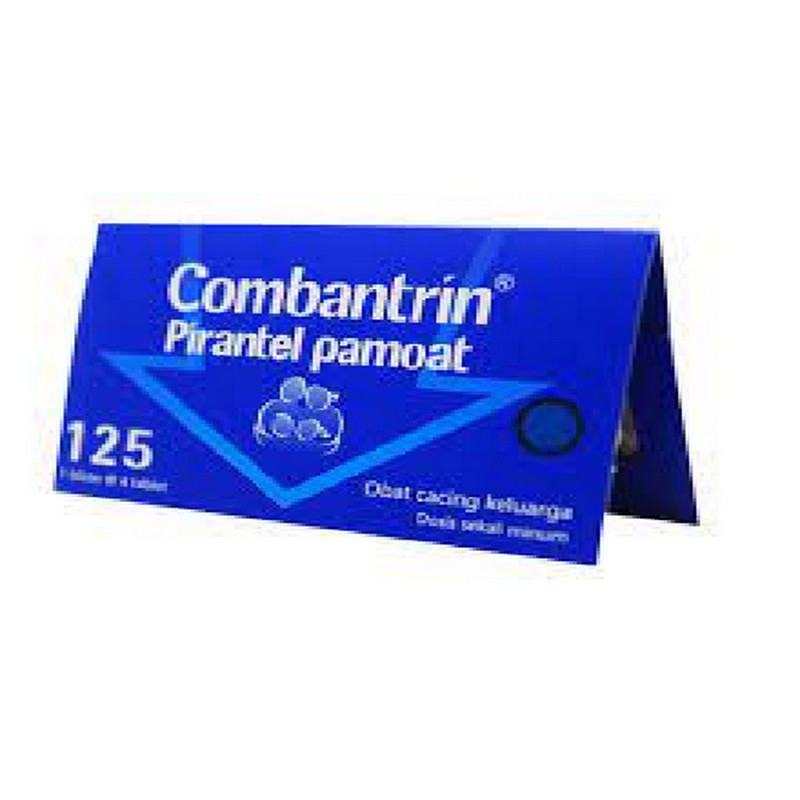 Jual COMBANTRIN 125 MG 1 CATCH COVER @ 1 BLISTER @ 4 TABLET | Shopee ...
