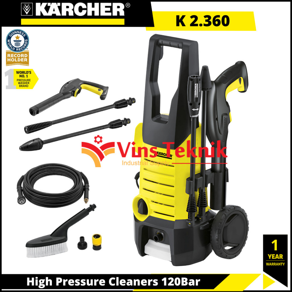 KARCHER K 2.360 KAP High Pressure Cleaner Jet Cleaner Mesin Cuci Motor Mobil 120Bar K2.360