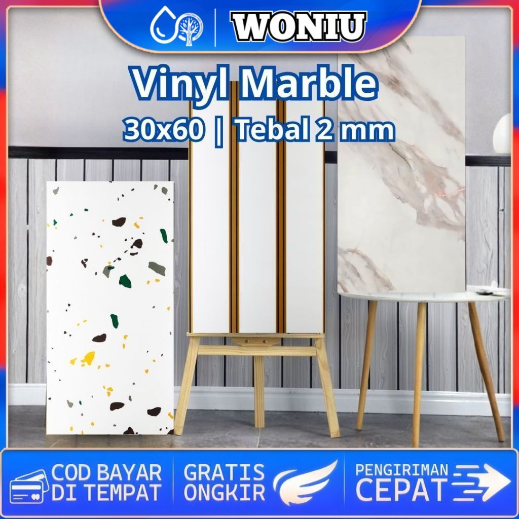 Jual COD - PERAWATAN DEKORASI DINDING RUMAH WALLPANEL Wallpaper VINYL ...