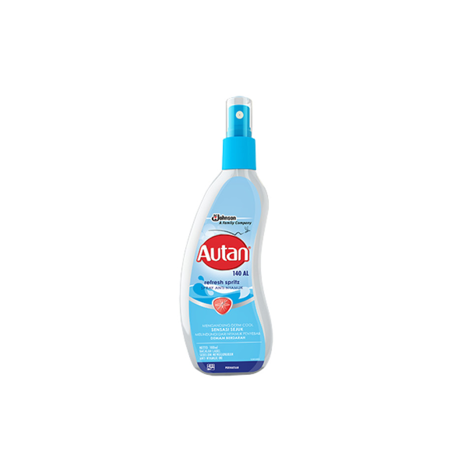 Jual Autan Lotion Anti Nyamuk Refresh Spritz Botol 80 ml | Shopee Indonesia