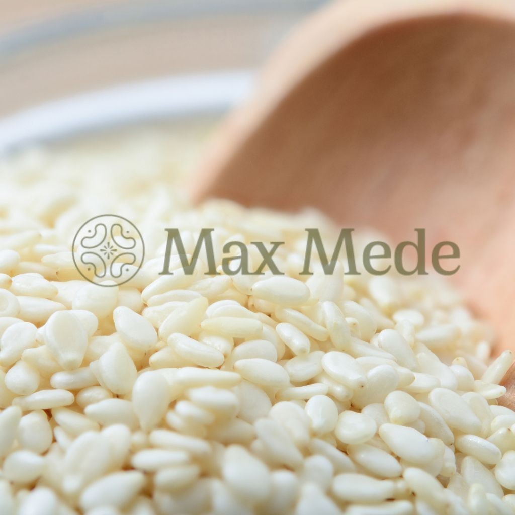 Jual Max Mede - Wijen Putih Hulled Mentah 1Kg | Wijen Putih Alami Raw ...