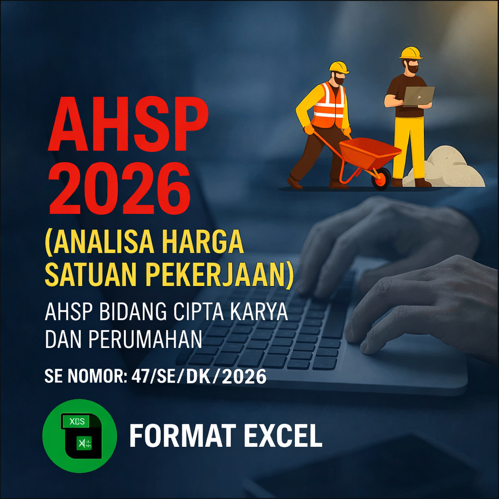Jual Template AHSP 2026 Excel Terbaru | Mengacu SE 47/SE/DK/2026 ...