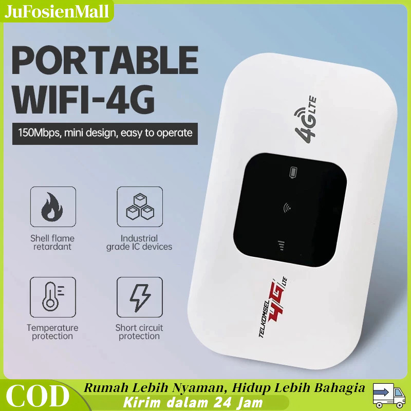 JuFosienMall MIFI MODEM WIFI 4G UNLOCK ALL OPERATOR Free Perdana Telkomsel