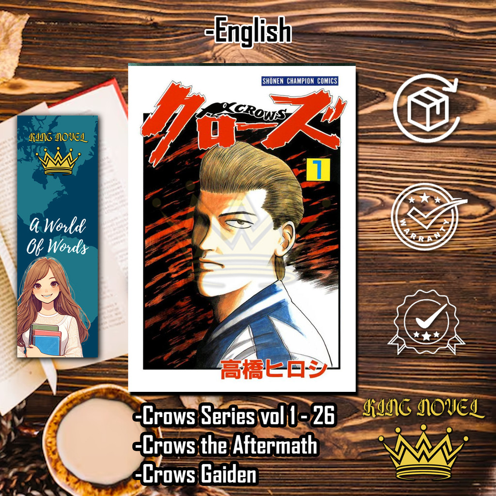 Jual Komik Manga Crows Series | Bahasa Inggris ( English ) | Shopee ...