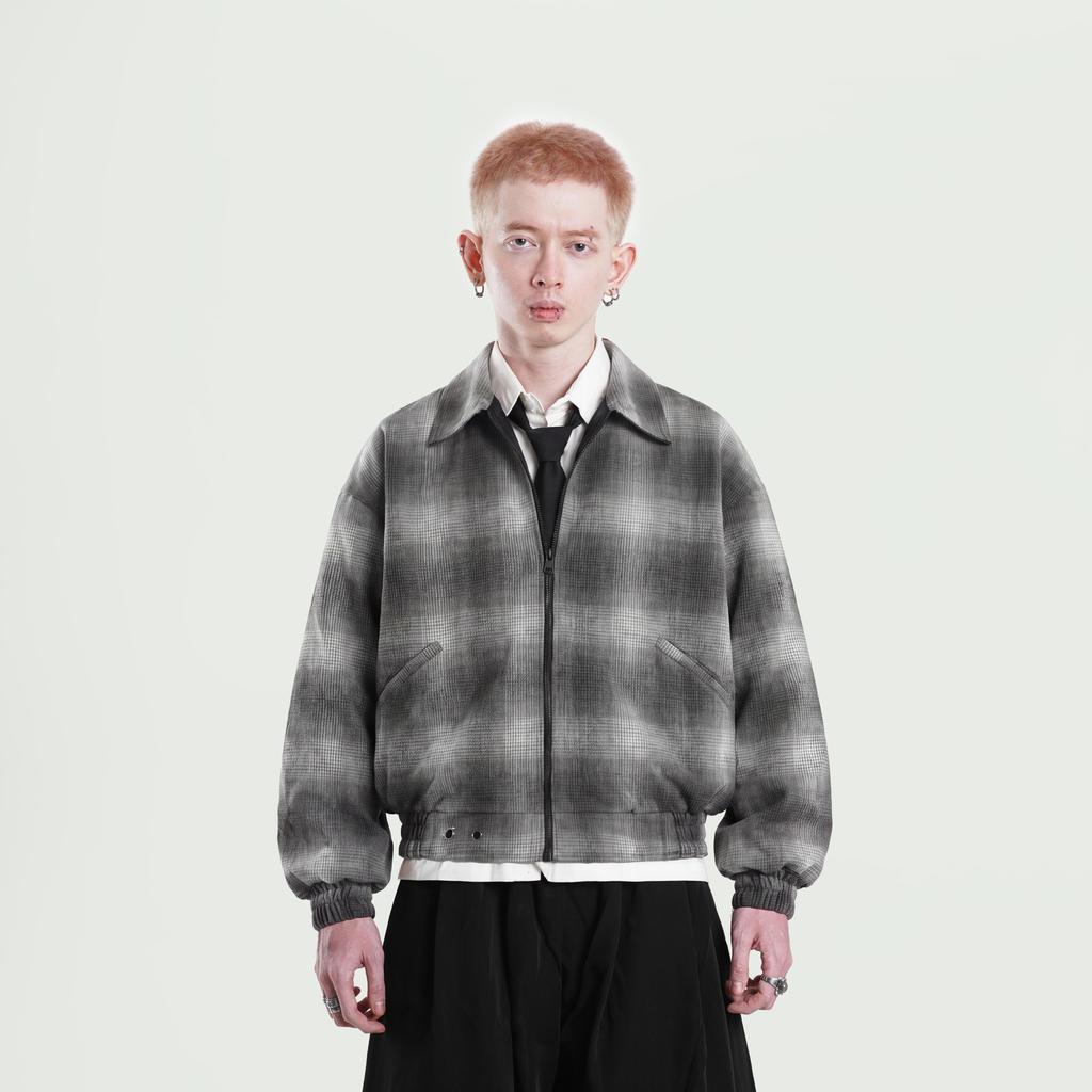 Jual FAITH FADE - Flannel Reversible Work Jacket (Grey) | Shopee Indonesia