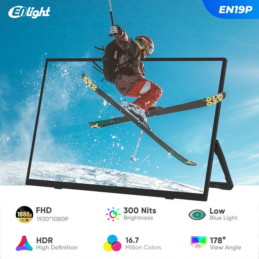 Jual Monitor Portable Enlight LED IPS EN19P Full HD 19