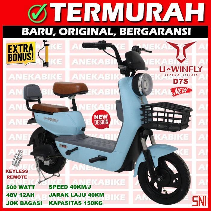 Jual SEPEDA LISTRIK UWINFLY DF7 GARANSI RESMI U WIN FLY D7S DRAGON FLY ...