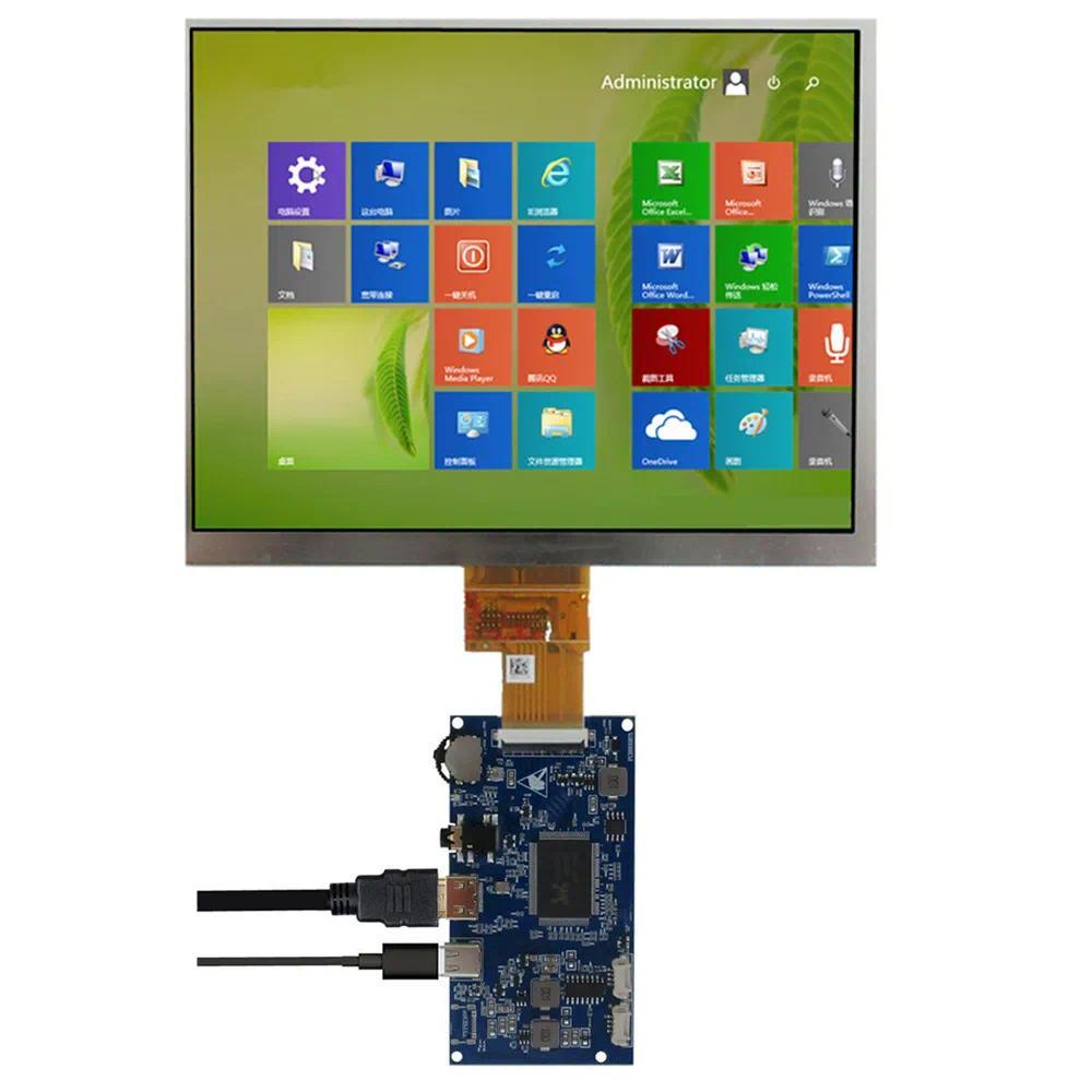 Jual 8 In HJ080IA-01E IPS 4:3 Portable LCD splay Screen Universal Y ...