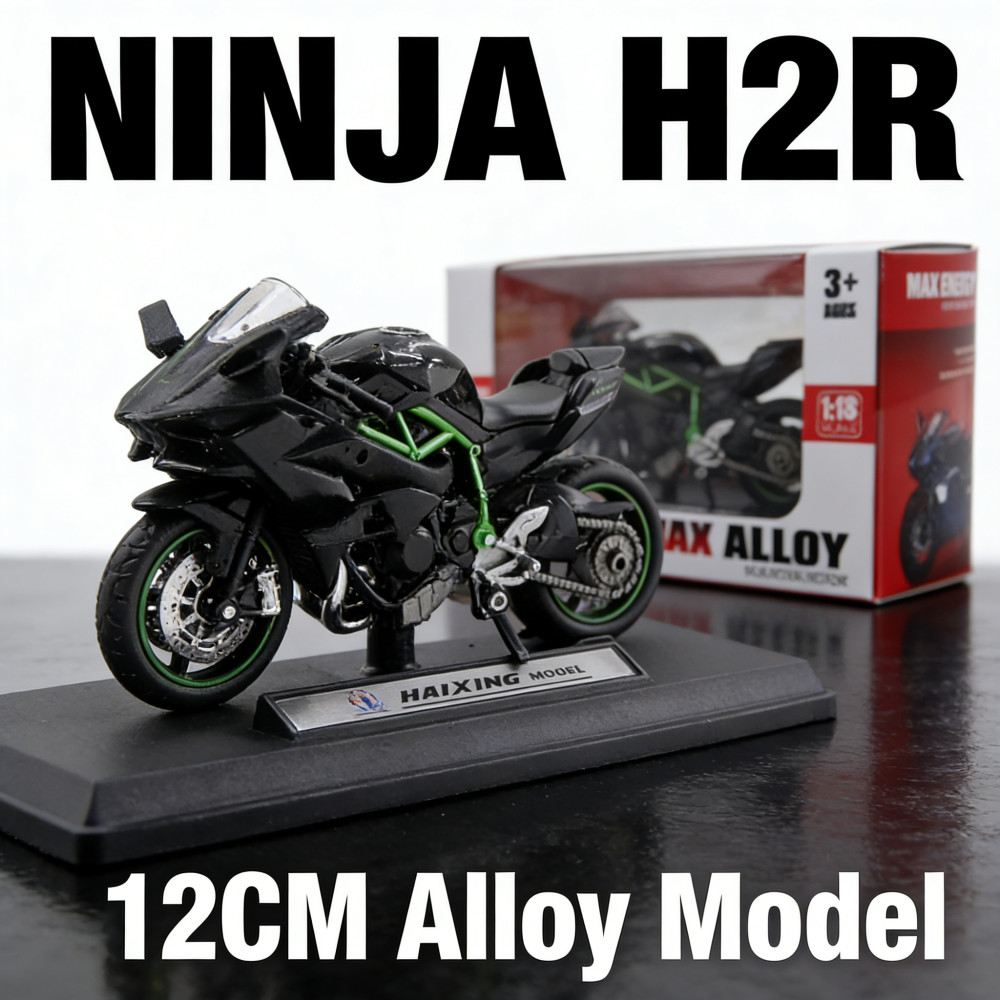 Jual Diecast Kawasaki Ninja H2R Sepeda Motor Yamaha YZF-R1M Model Skala ...
