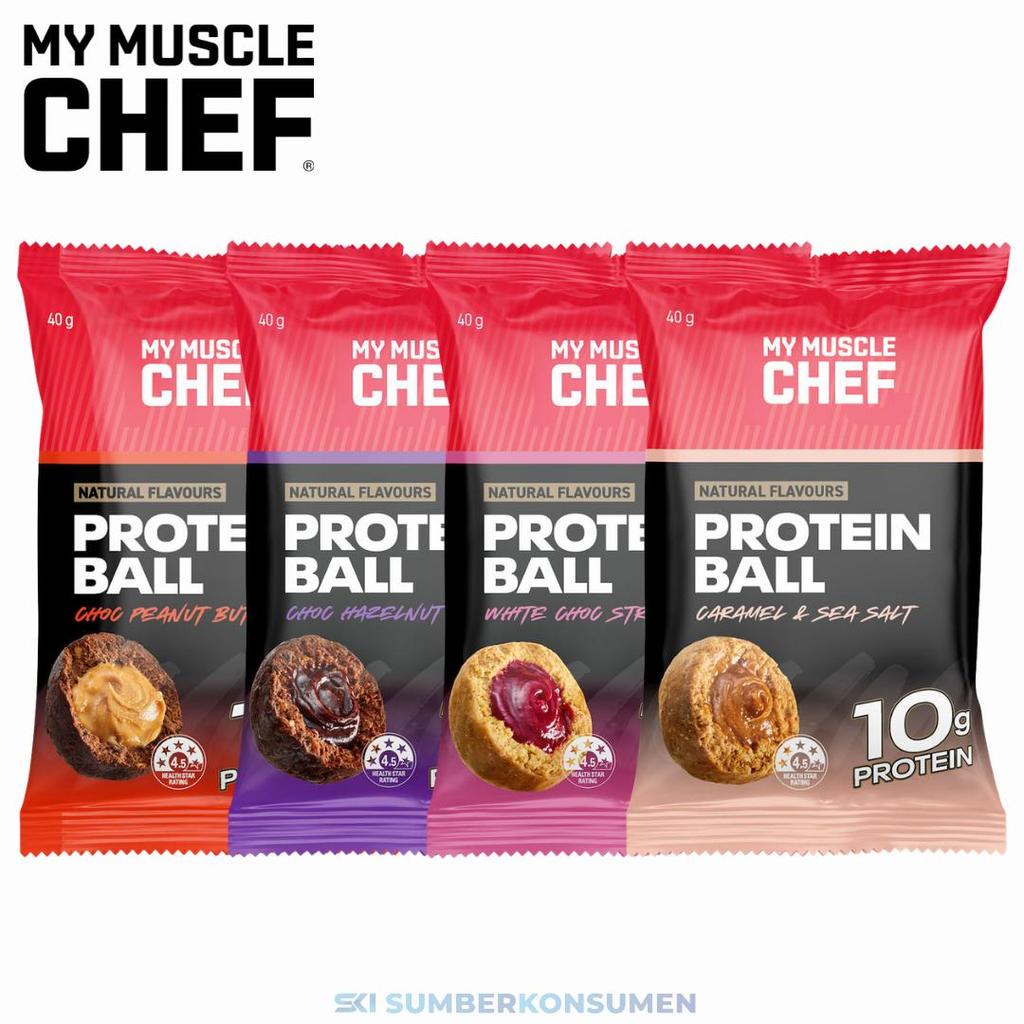 Jual My Muscle Chef Protein Balls Semua Rasa / Healthy Snack Ball Not ...