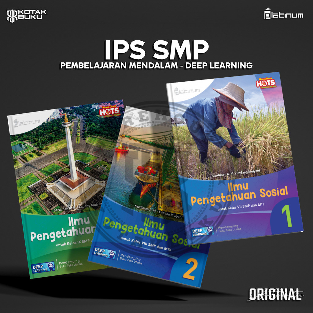 Jual [ TS ] Buku IPS Kelas 7 8 9 SMP Deep Learning / IPS SMP / Platinum ...