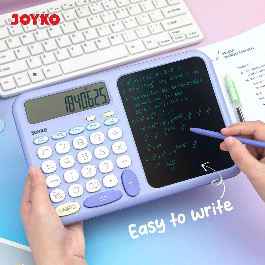 Jual KALKULATOR JOYKO CC-82 / CALCULATOR WRITING PAD CHECK & CORRECT ...