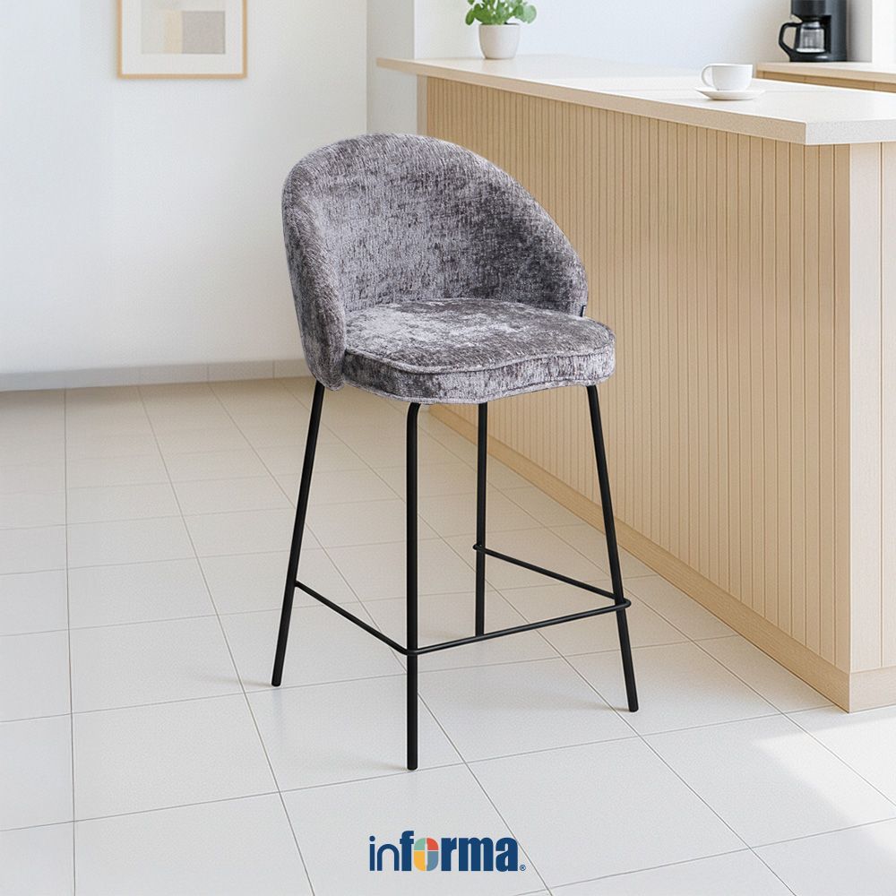 Jual Informa Lavel Kursi Counter Fabric Bar Stool Kursi Kafe Bartending ...