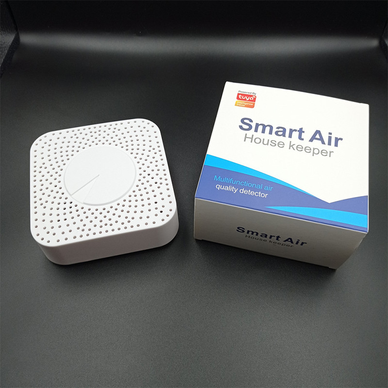 Jual Tuya ZigbeeWiFi Air Quality Sensor Monitor Smart Air Box PM25 CO2 ...
