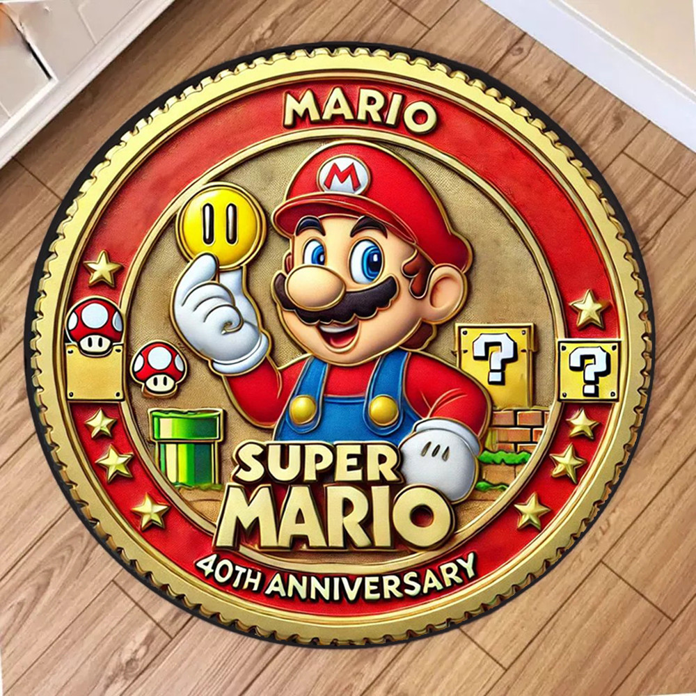 Jual MINISO Apanese Anime Super Mario Carpet Floor Mat Crawling Soft ...