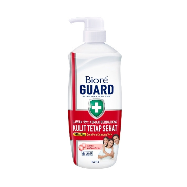 Jual BIORE GUARD BODY FOAM ACTIVE ANTIBACTERIAL BOTOL 600 ML | Shopee ...