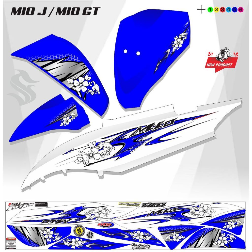 Jual STIKER MIO J / STRIPING VARIASI MIO J / MIO GT | Shopee Indonesia