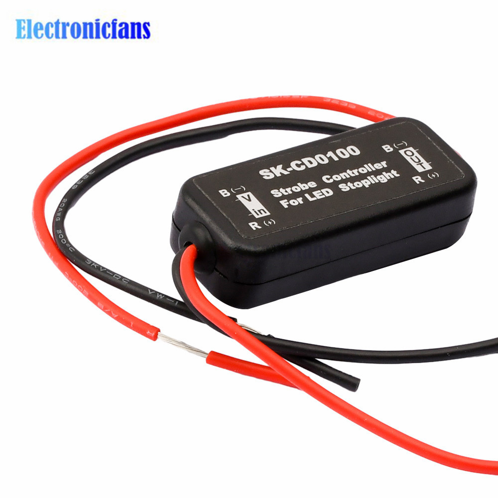 Jual Flash Strobe Controller Flasher Module for LED Brake Light Tail ...