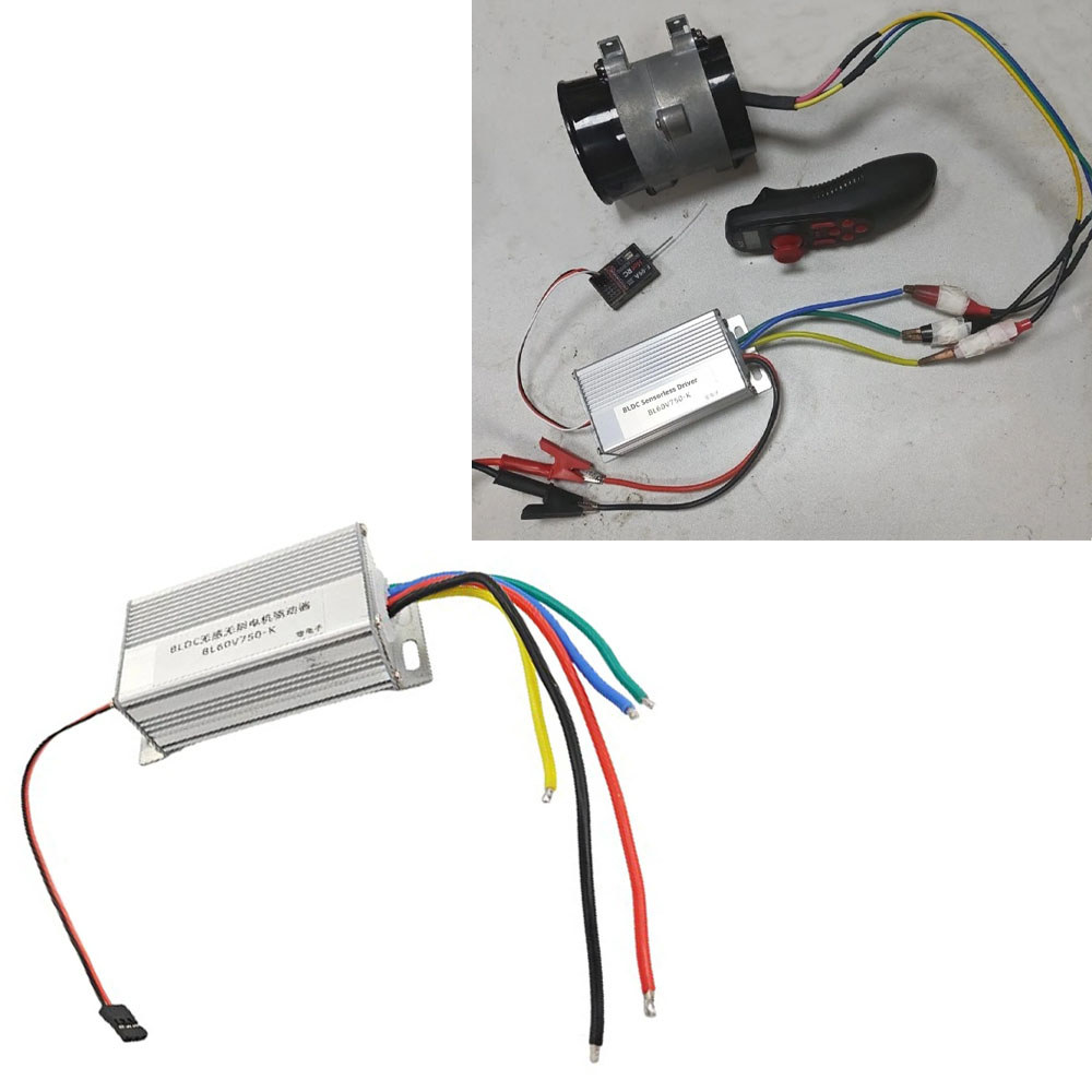 Jual 500W Motor Forward and Reverse Control Module 6-60V BLDC Brushless ...
