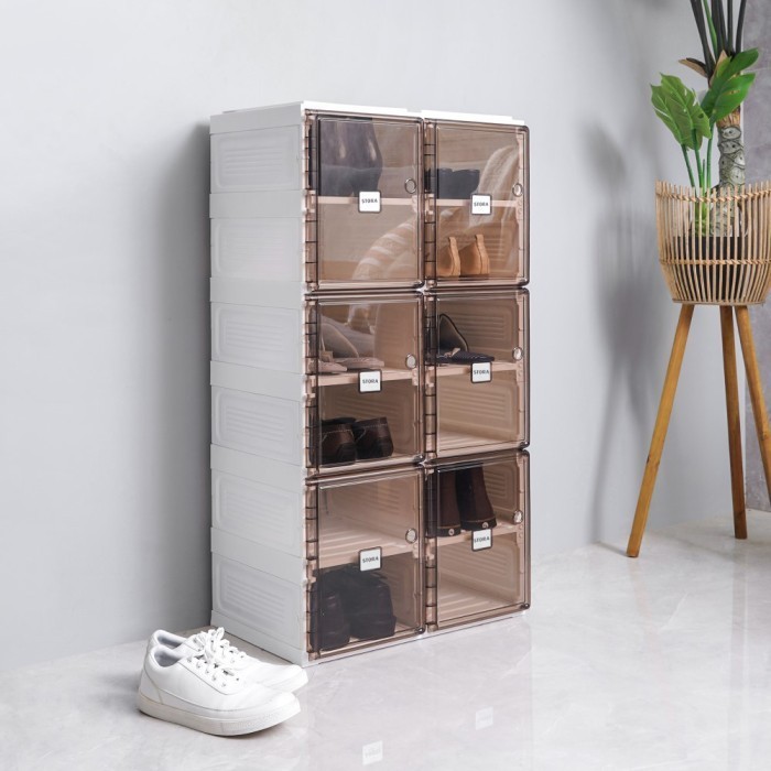 Jual AZKO Stora Rak Sepatu Lipat Shoe Rack Organizer Sandal Sepatu ...