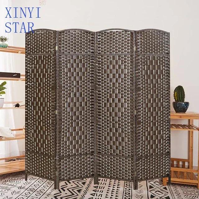 Jual Movable Partition Screen, Wall Bamboo and Rattan, Handcraft Room ...