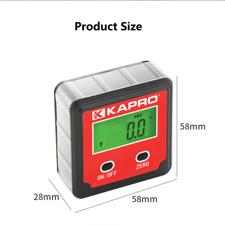 Jual Kapro Mini Digital High Precision Goniometer Electronic Level Box ...
