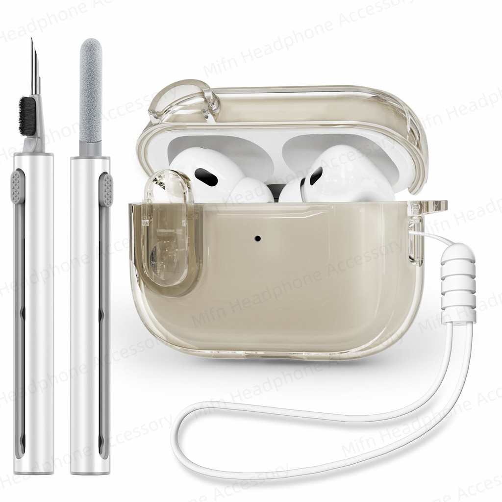 Jual Transparent headphone case For AirPods Pro USB C Funda Capa