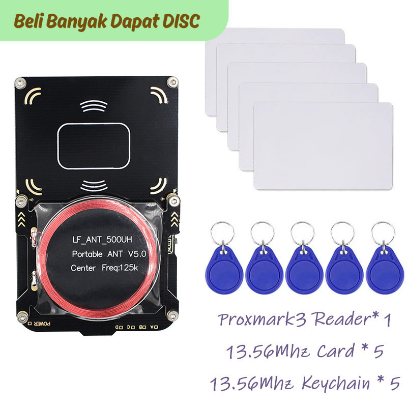 Jual TTN NEW Proxmark3 512M RFID Card Reader ICID Key Writer NFC 50 ...