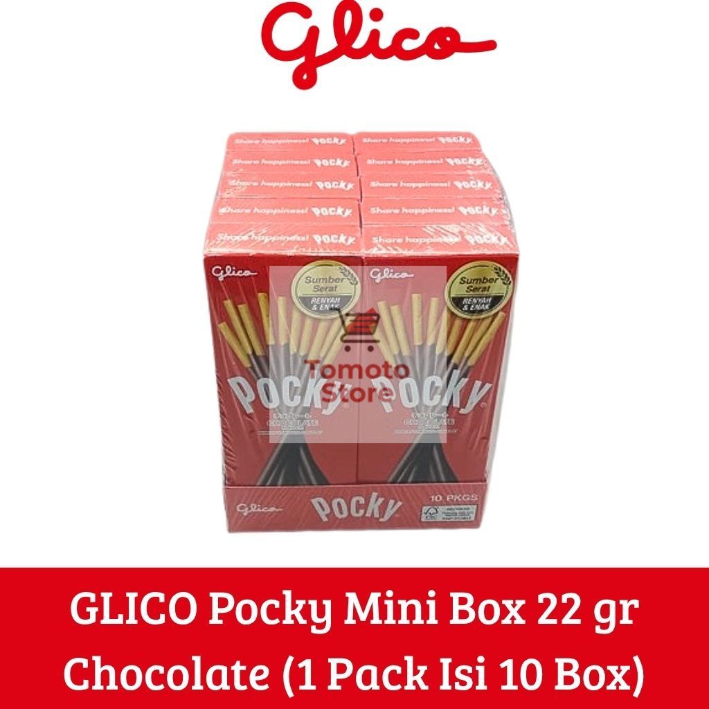 Jual [ TOMOTOSTORE ] GLICO Pocky Mini Box (1 Pack Isi 10 Box ...