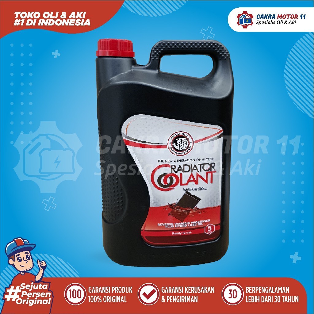 Jual Megacool Radiator Coolant Red 5lt | Shopee Indonesia