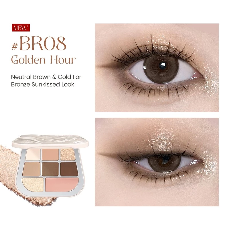 FOCALLURE 8-color High Pigment Eyeshadow Palette