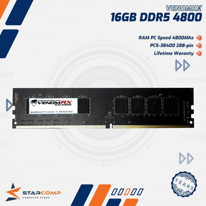 Jual LONGDIM VENOM RX 16GB DDR5 4800 Mhz RAM PC | Shopee Indonesia