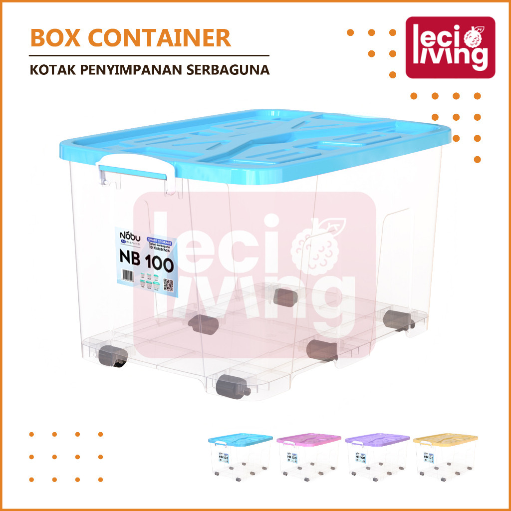 Jual BOX CONTAINER + RODA - Box Plastik 100 L / 85 L / 55 L / 40 L ...