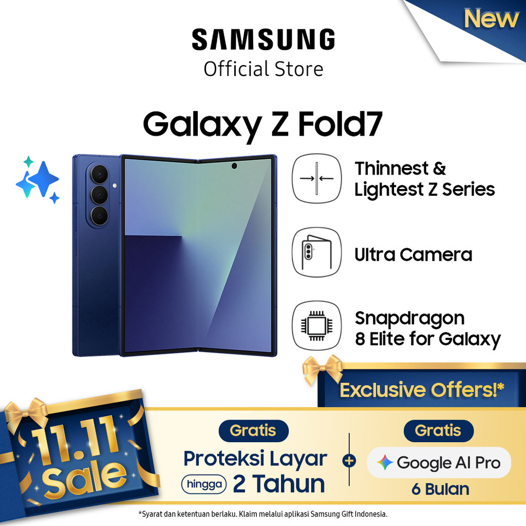 Samsung Galaxy Z Fold7 - Blue Shadow