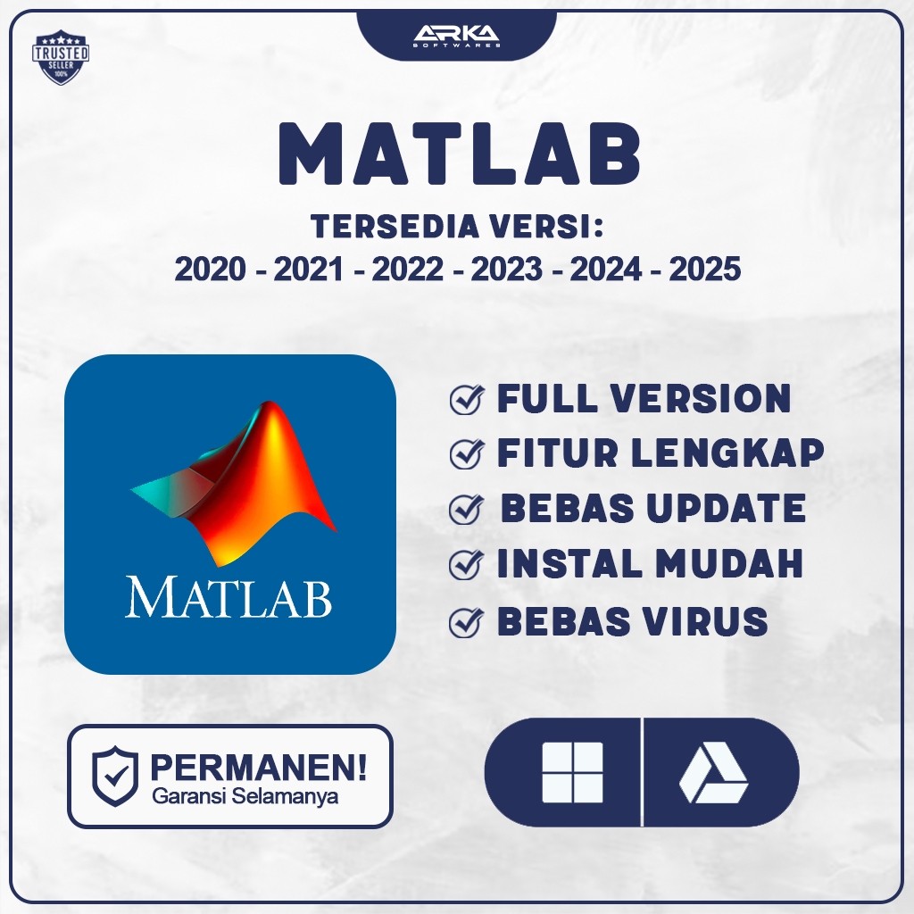 Jual Matlab 2025 Full Version Original No Trial Lifetime + Panduan ...