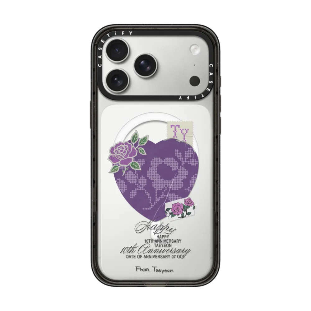 CASETiFY TAEYEON Purpose iPhoneケース Jual Drop Proof MagSafe CASETIFY TAEYEON GG 10TH Anniversary Hard