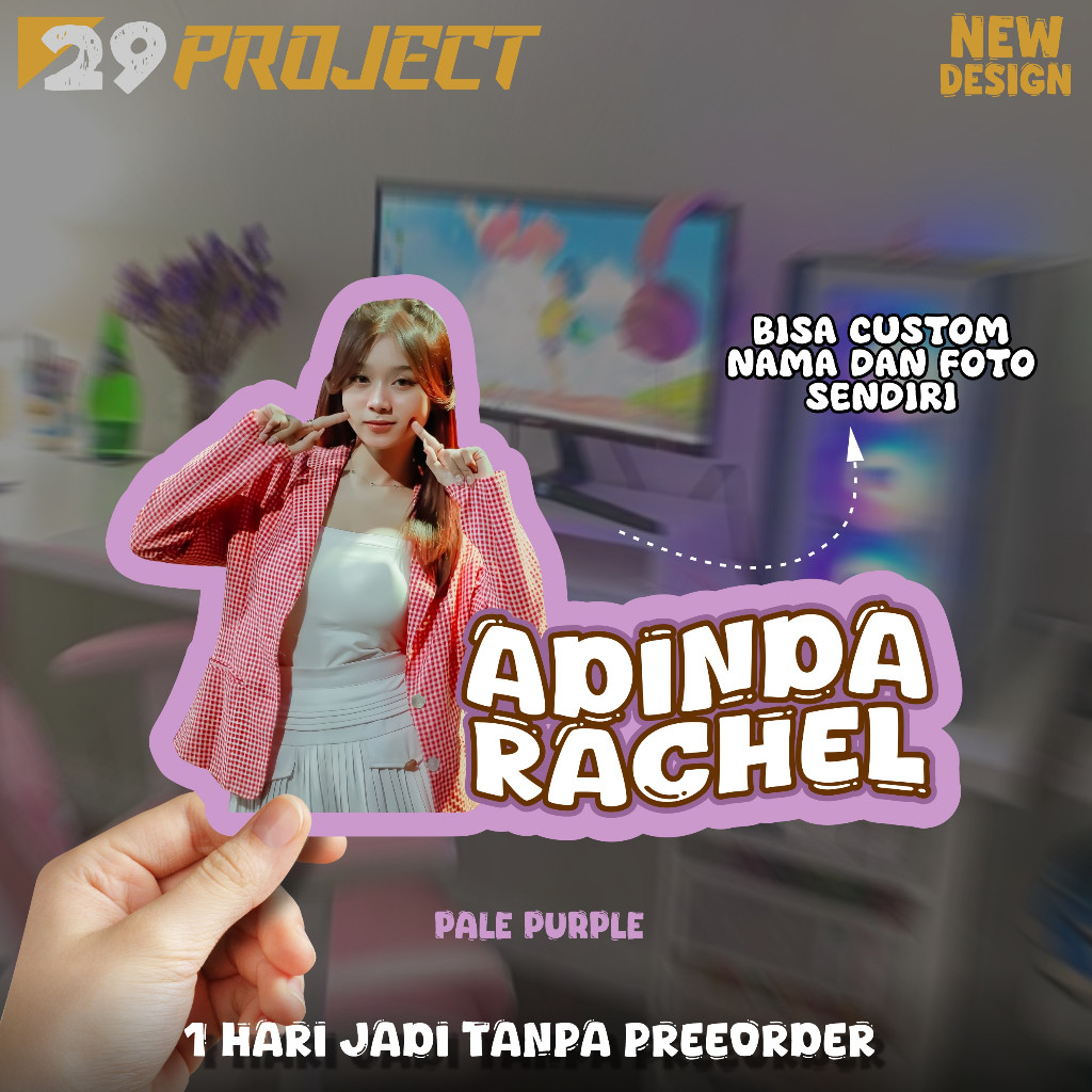 Jual Sticker foto wajah custom desain terbaru,banyak pilihan warna ...