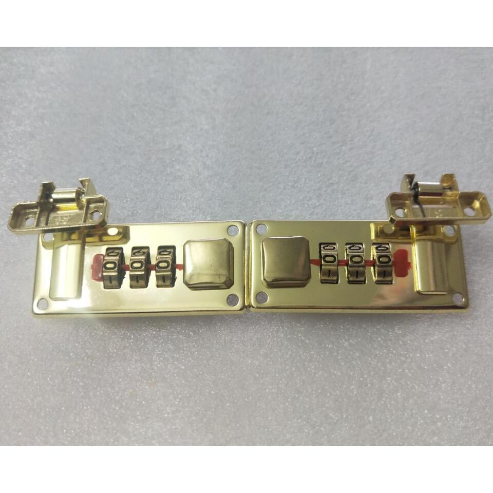 Jual luggage combination lock Square box alloy lock pair lockleft and ...