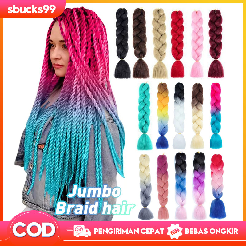 Jual Braid Hair Extension Rambut Sambung Kepang Extension Rambut ...