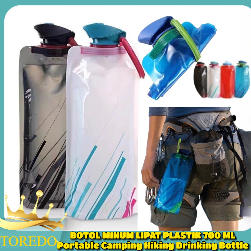 Jual TOREDO F1 Botol Air Minum Lipat Portable 700ml Bpa Free Botol ...