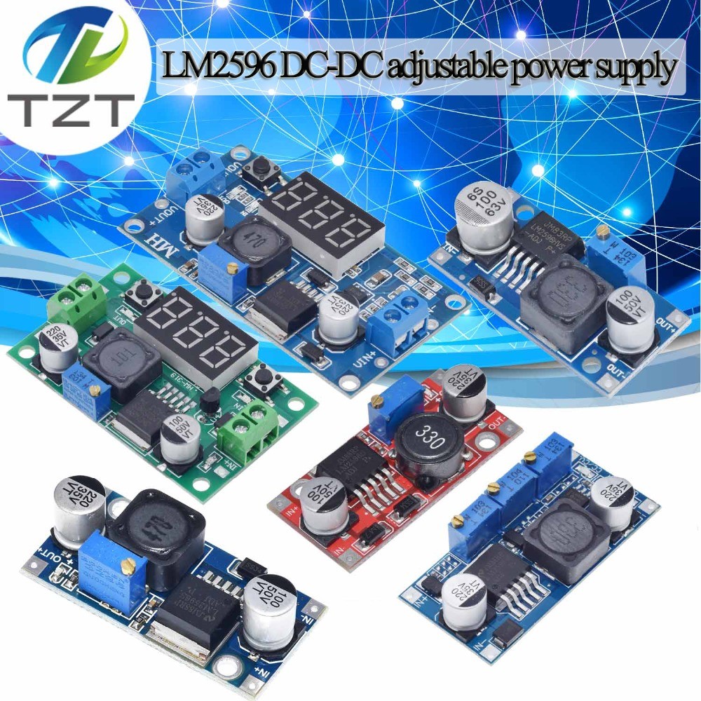 Jual LM2596HVS LM2596 power supply module DC-DC BUCK 3A adjustable buck ...
