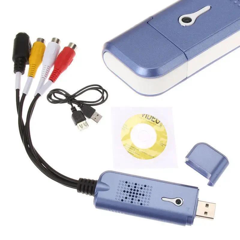 Jual New Portable USB 20 Easycap 4 Channel Video Auo Capture Card ...