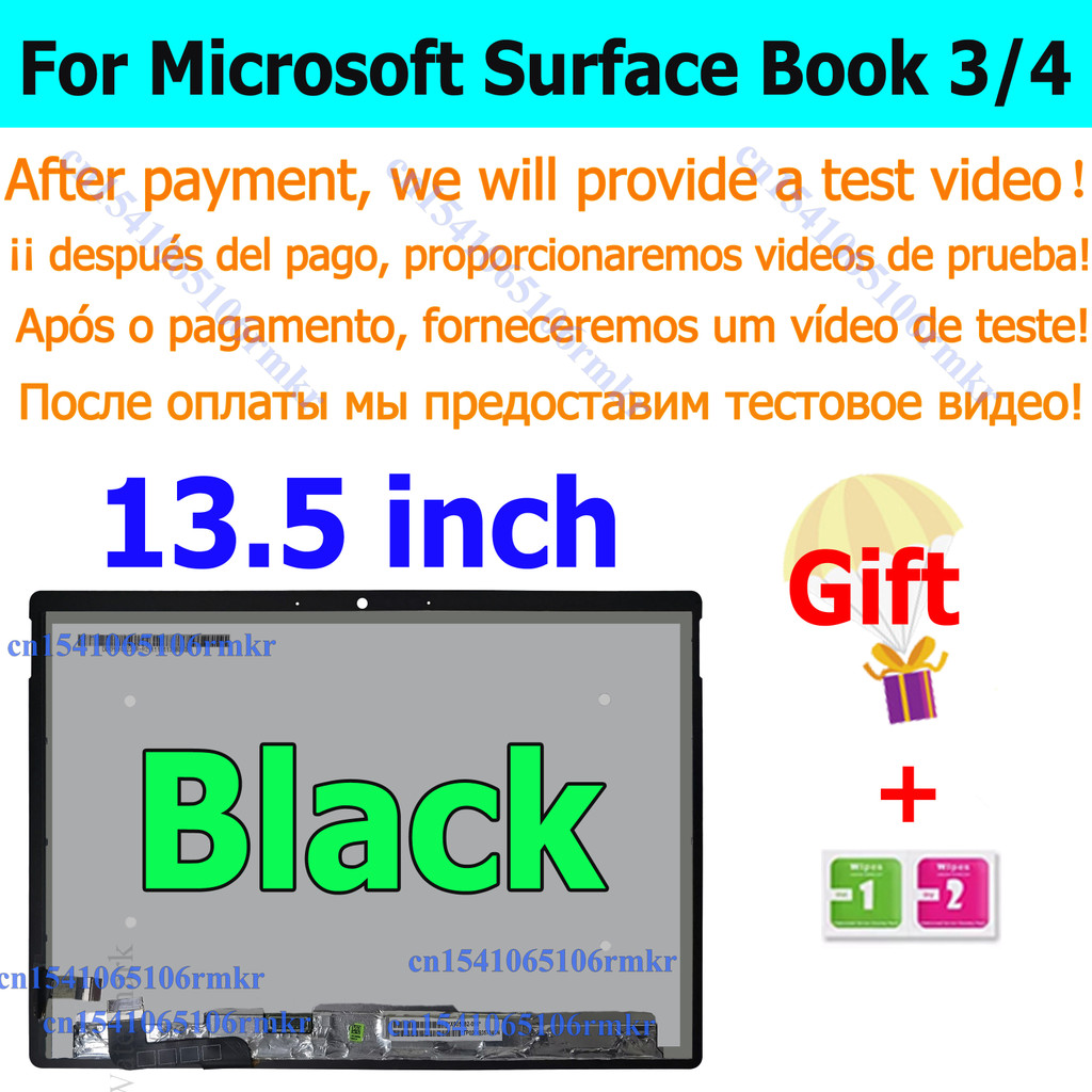 Gintai Lcd-scherm sticker plakstrip papier vervanging voor Microsoft Surface Book 1 Book 2 Book 3 13.5
