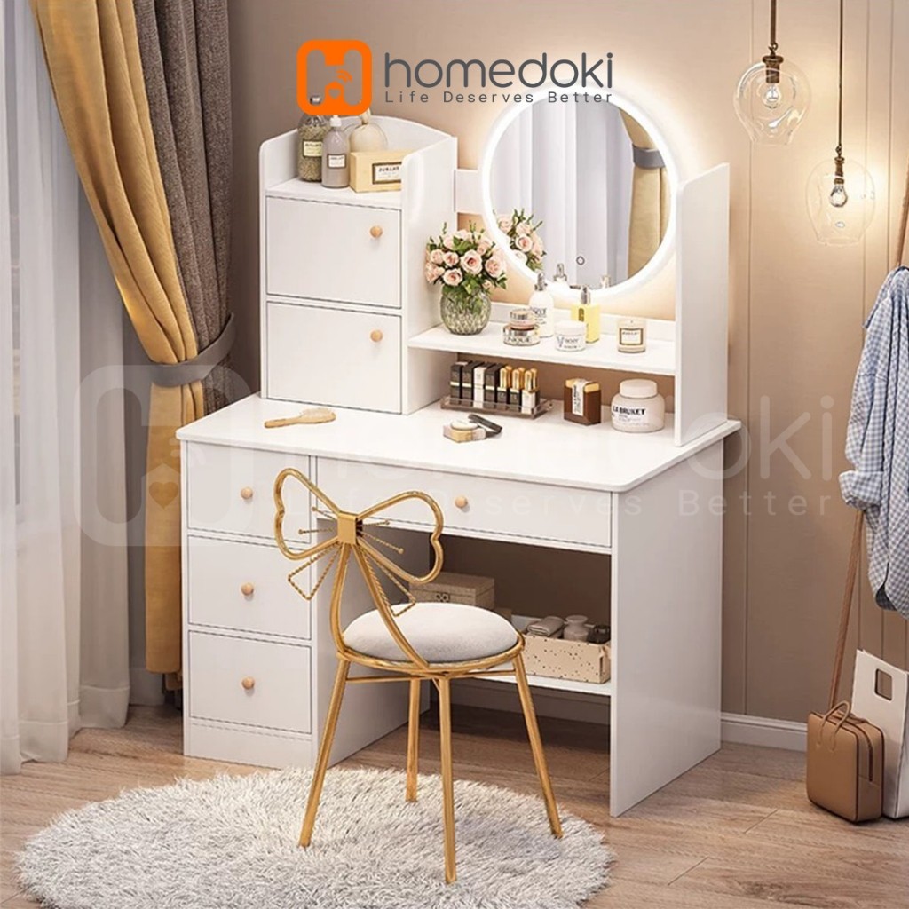 Jual Homedoki Meja Rias Minimalis/Meja Rias Led/Meja Rias Lampu/Meja ...