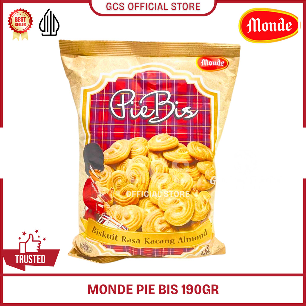 Jual Monde Pie Bis Biskuit Rasa Kacang Almond Kemasan 190gr | Shopee ...