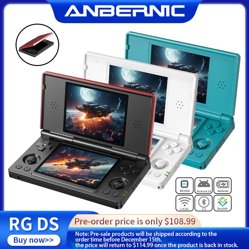 Jual ANBERNIC RG DS Handheld Game Console RK3568 64-bit 4