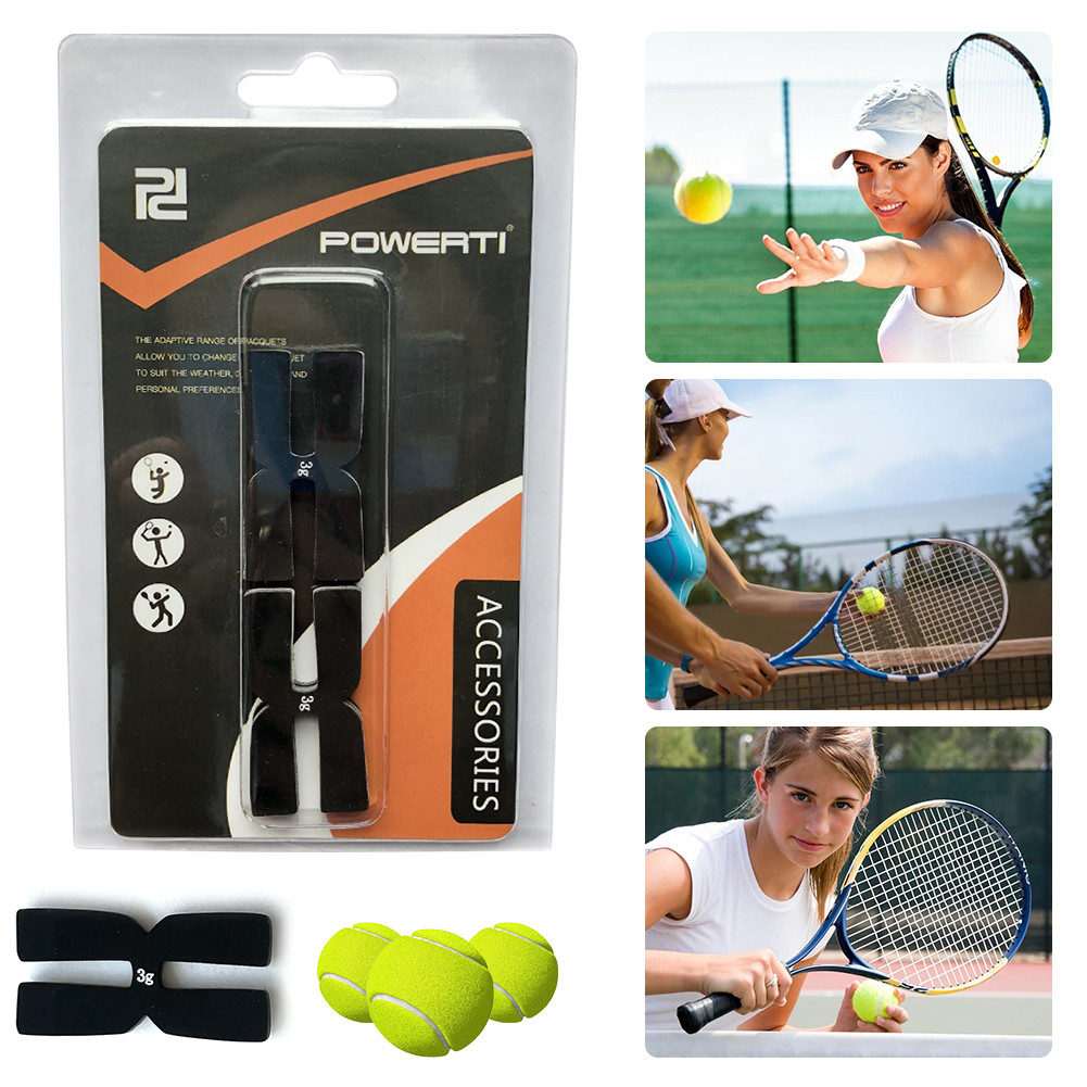 Jual 6Pcs 3g Badminton Racquet Weighted Tapes Silicone Tennis Badminton ...